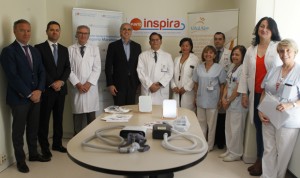 Ruiz Escudero visita el Punto Inspira del Hospital Gregorio Marañón