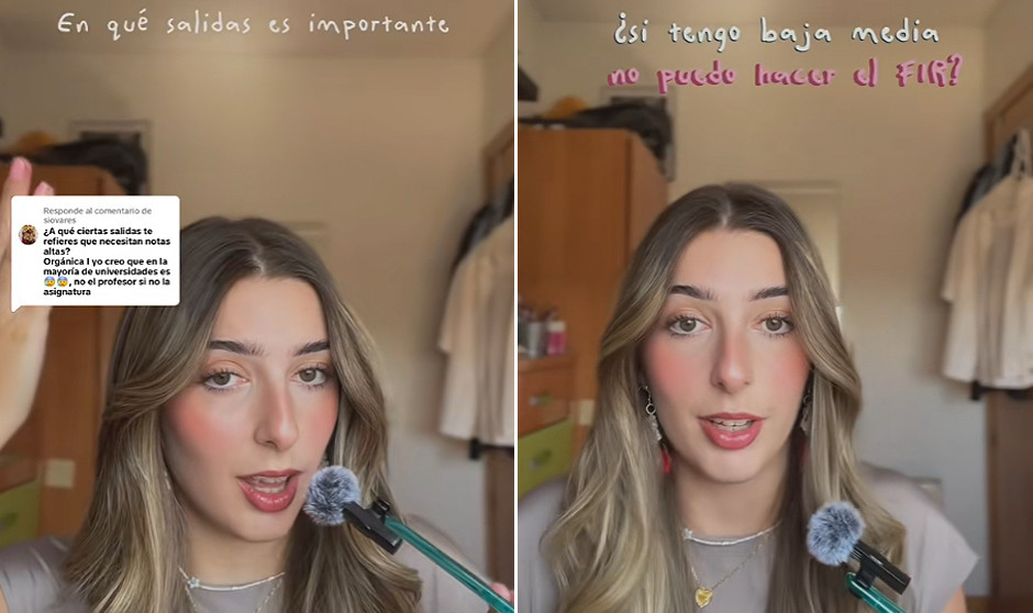 Alba Santiago, farmacéutica, hace un repaso de las salidas de la carrera en las que verdaderamente influye la nota media