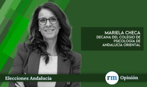 Mariela Checa, decana del Colegio Oficial de Psicología de Andalucía Oriental.