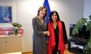 Carolina Darias y Stella Kyriakides valoran en Bruselas las prioridades de España en materia sanitaria para la presidencia Europea