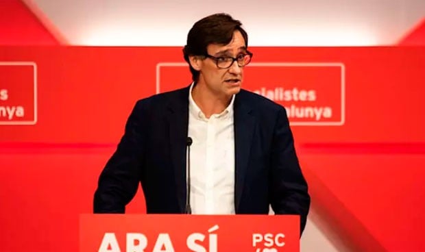 Salvador Illa, candidato del PSC en las elecciones catalanas del 14F