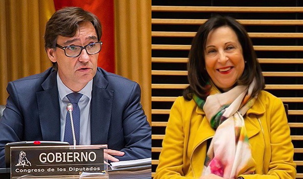 Sanidad y Defensa reconocen la labor de la UME ante el Covid-19