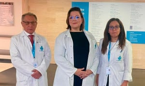 Erick Ardela, Angélica Urda Valcárcel y Sandra Gouveia, del San Juan de Dios de Burgos