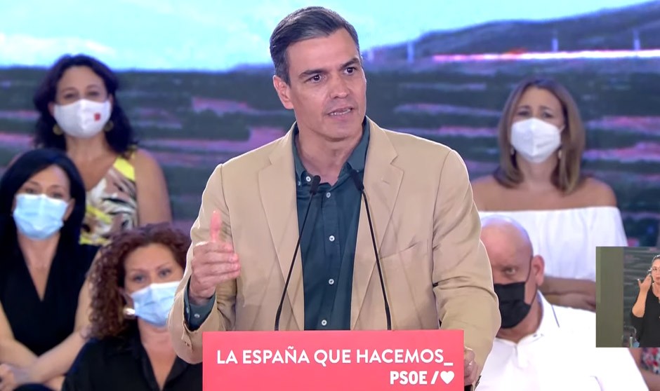 Sánchez: "1 de cada 2 españoles tendrá pauta completa la semana próxima"