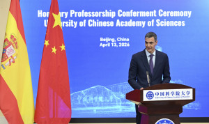 Sánchez reclama más apoyo de China para los "desafíos de la salud global"