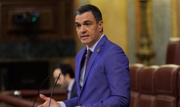 El presidente del Gobierno, Pedro Sánchez, comparece en el Congreso, por la moción de censura de Vox. 