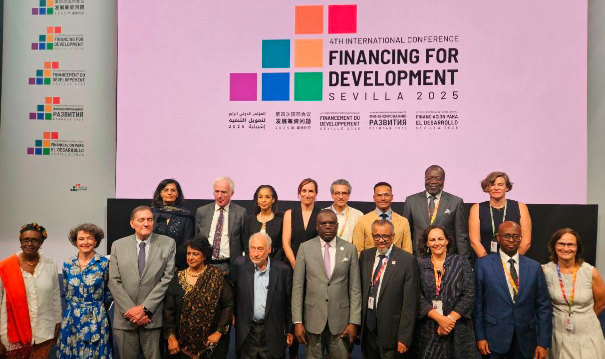 Mónica García participa en la IV Conferencia Internacional sobre Financiación para el Desarrollo en Sevilla.