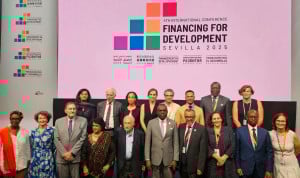 Mónica García participa en la IV Conferencia Internacional sobre Financiación para el Desarrollo en Sevilla.