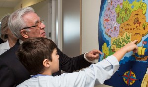 Sanidad convierte Pediatría del Infanta Sofía en una 'Tierra Encantada'
