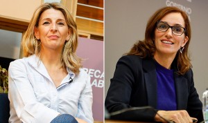  Yolanda Díaz, de Trabajo; y Mónica García, de Sanidad, sobre el plan para el cáncer laboral.