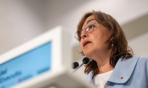  La consejera portavoz del Govern, Silvia Paneque, anuncia el plan de digitalización en sanidad con IA. 
