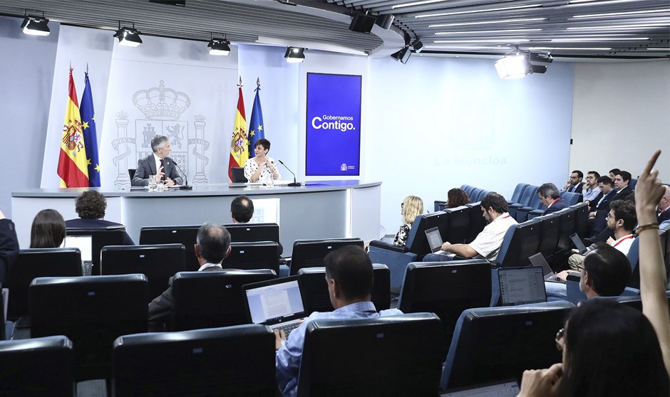 Rueda de prensa posterior a la reunión del Consejo de Ministros. 