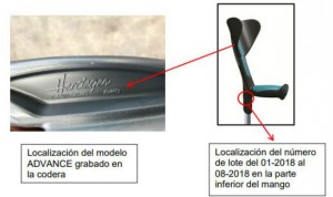 Sanidad retira nuevos lotes de muletas a Herdegen por riesgo de rotura