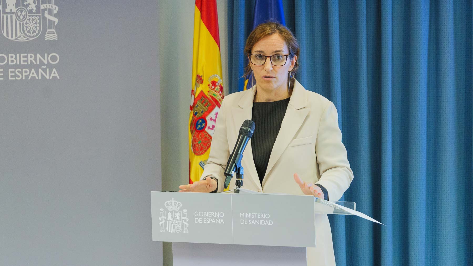 Mónica García comparece en rueda de prensa tras el Consejo Interterritorial de Salud