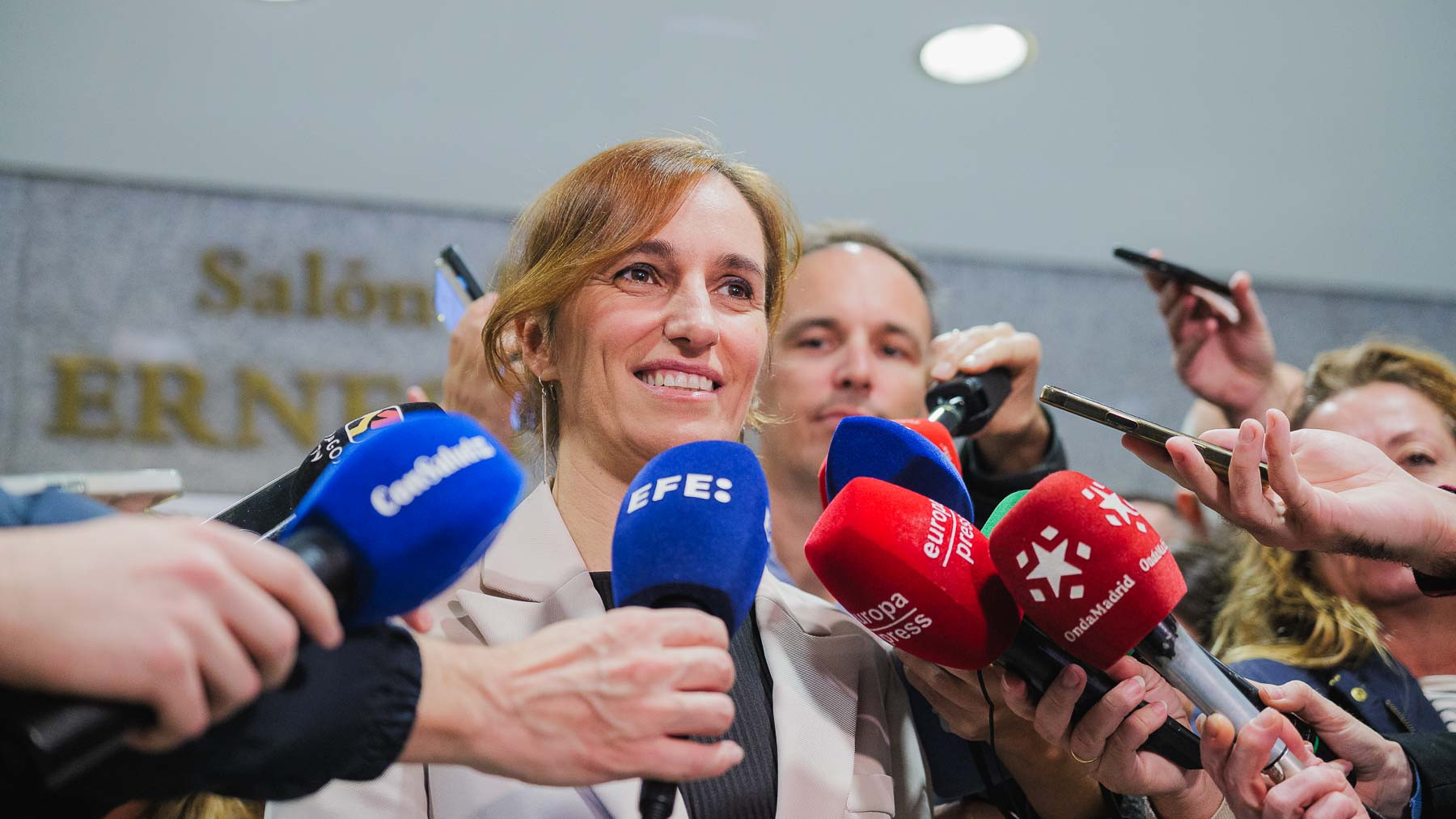  Mónica García, ministra de Sanidad, a la entrada del Consejo interterritorial del Sistema Nacional de Salud (CISNS).