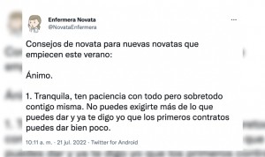 Seis consejos para superar el primer verano de trabajo como enfermera