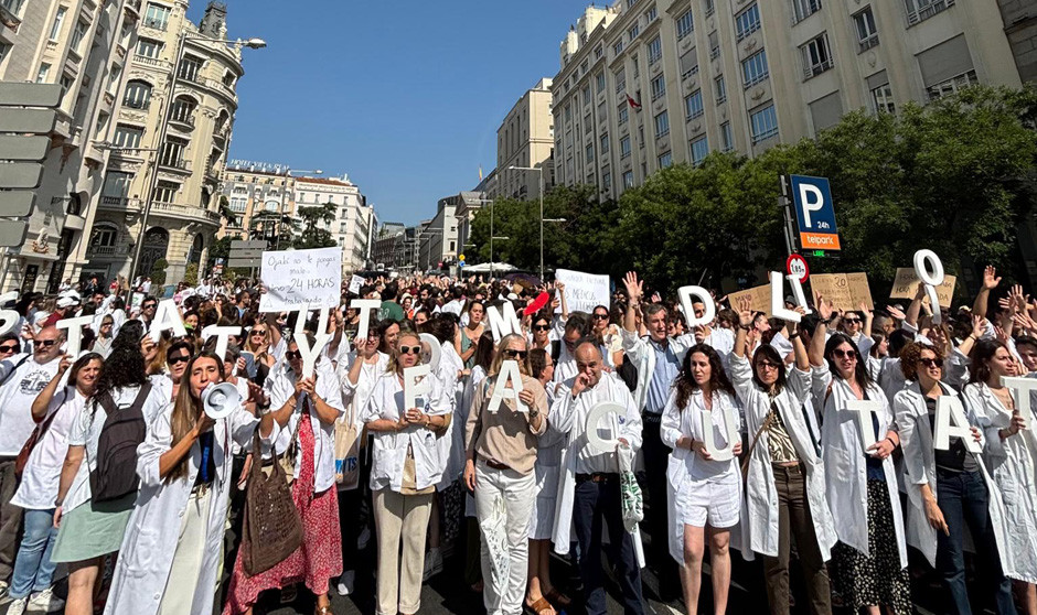 Huelga médica por el Estatuto Marco