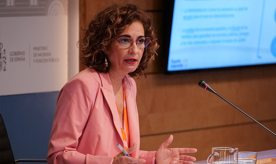  La ministra de Hacienda, María Jesús Montero.