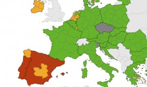 Solo dos CCAA, fuera del 'veto' de viaje europeo por alta incidencia Covid