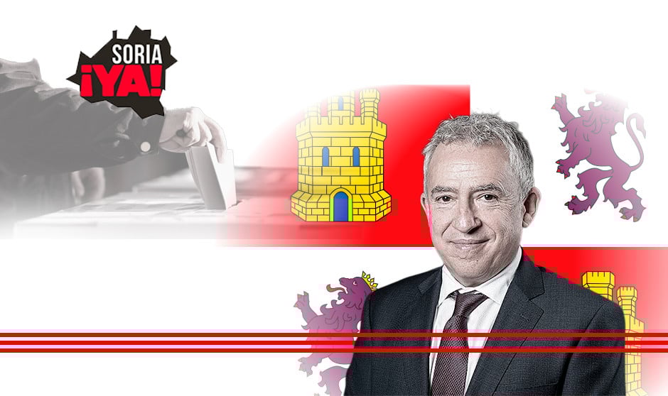 Ángel Ceña, candidato de Soria ¡Ya! a las elecciones de Castilla y León del 15 de marzo. 