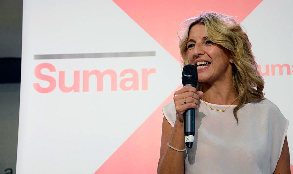  Yolanda Díaz, fundadora de Sumar, reeditarán su alianza de cara a las futuras elecciones generales.