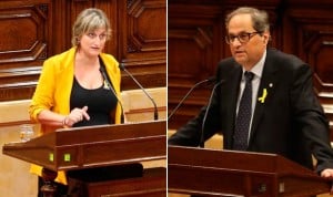 Torra delega en Vergés la retirada de símbolos nacionalistas de la sanidad 