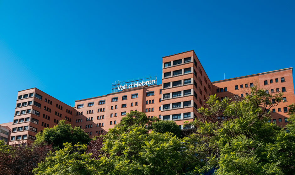 Hospital Universitario Vall d'Hebron de Barcelona.