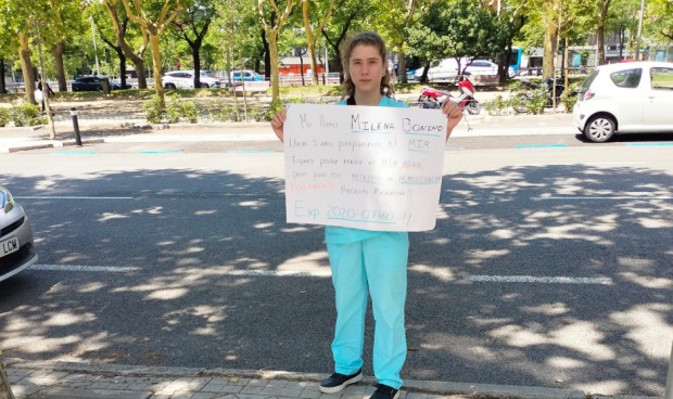 Milena Bonino es una médica que lleva más de dos años esperando la homologación de su título