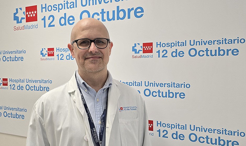 Víctor Sánchez-Arévalo, jefe del Grupo de Oncología Molecular de la Universidad Francisco de Vitoria y el Hospital 12 de Octubre (UFV-H12O) e investigador principal del estudio
