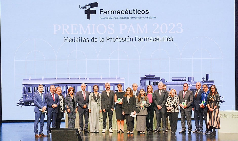 Foto de familia en los Premios PAM 2023.