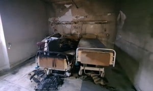 Un incendio en el Hospital Royo Villanova obliga a reubicar a 30 pacientes