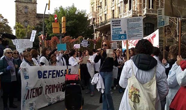 Un médico, en las protestas de Cataluña: "La gente está despertando"