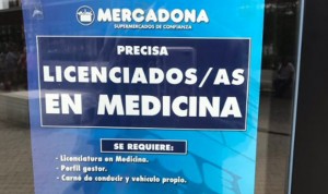 Un médico en Mercadona gana 25.528 euros más al año que un reponedor