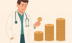 Imagen de un médico, cuya capacidad de ahorro varía en función de su sueldo y el coste de la vida del país en el que residen
