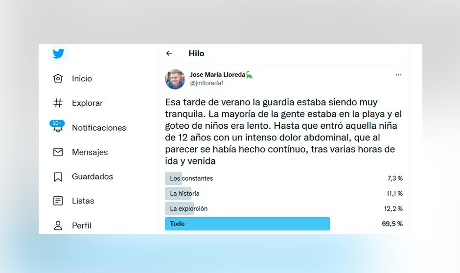 Un médico "salva la vida" de un padre y su hija con un hilo de Twitter