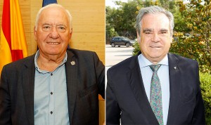 Florentino Pérez Raya, presidente del CGE y Jesús Aguilar, presidente del Cgcof, hablan sobre la ampliación de competencias en enfermeros y farmacéuticos. 