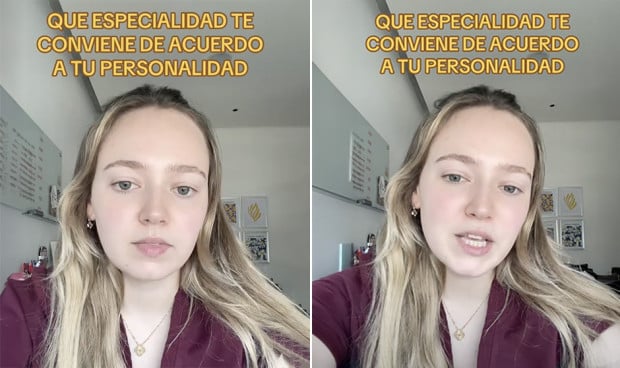 Lilian Royzman, estudiante de sexto de Medicina, relaciona las especialidades MIR con la personalidad de los médicos.