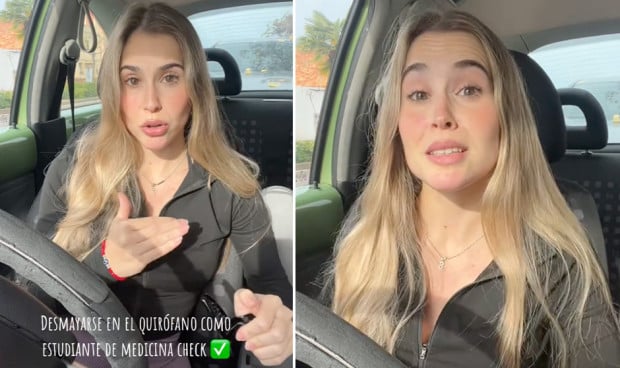 Sandra, una estudiante de sexto de Medicina, relata cómo se ha desmayado durante una práctica en quirófano.