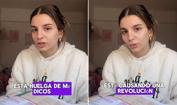 Una futura médica, sobre la huelga: "Cualquiera puede estudiar Medicina"