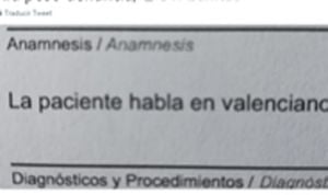 Una médico se niega a atender a una paciente porque "habla en valenciano"