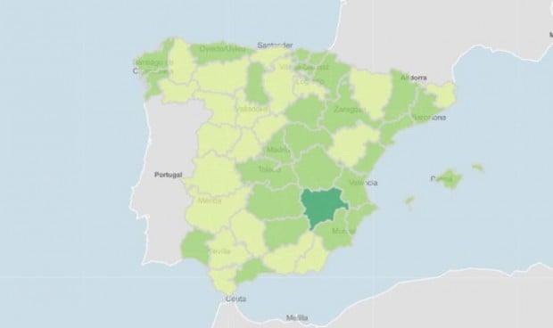 Una provincia lidera la remisión del Covid-19 que afecta a toda España