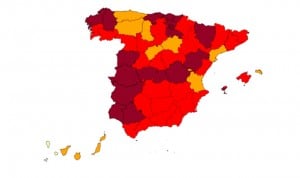 Una región 'roza' la nueva normalidad Covid y 18 están en riesgo extremo