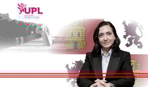  La secretaria general y candidata electoral de Unión del Pueblo Leonés (UPL), Alicia Gallego.