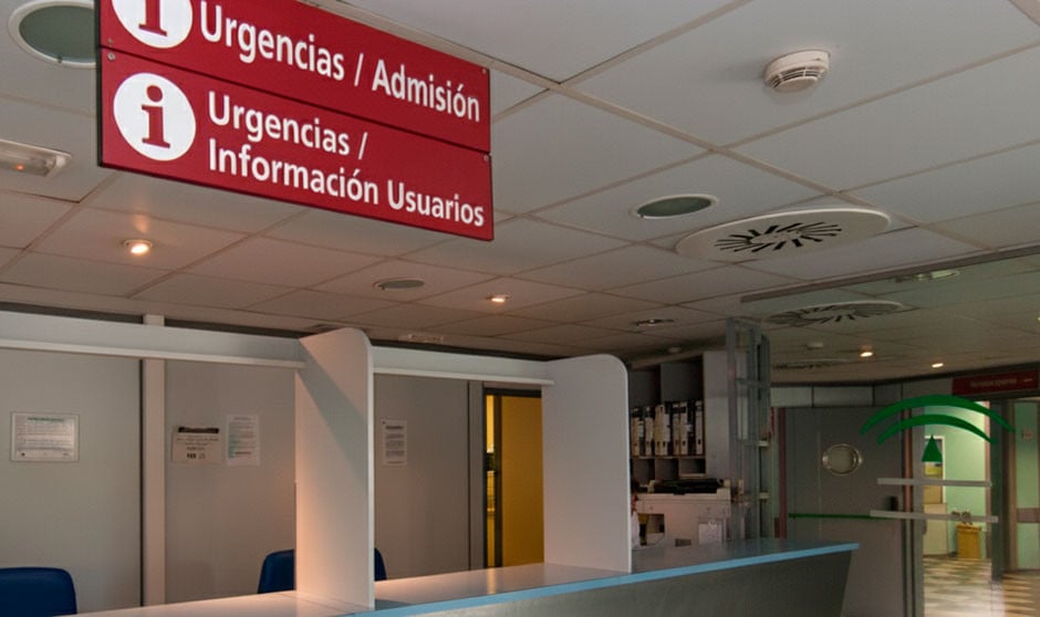 Admisión de Urgencias del Hospital Virgen del Rocío.