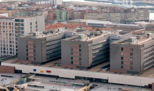 Fachada del Hospital Universitario Marqués de Valdecilla, centro en el que ejercía Noelia Gestoso. 