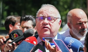 El consejero de Sanidad de Castilla y León, Alejandro Vázquez, tras abandonar el Consejo Interterritorial del SNS. 