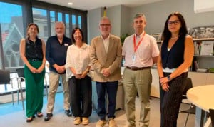 Imagen de la reunión entre el Consejo de Veterinaria catalán y el Departamento de Salud