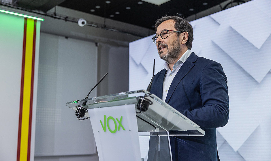  José Antonio Fúster, portavoz nacional de Vox.