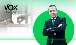 Óscar Fernández, candidato de Vox a las elecciones de Extremadura. 