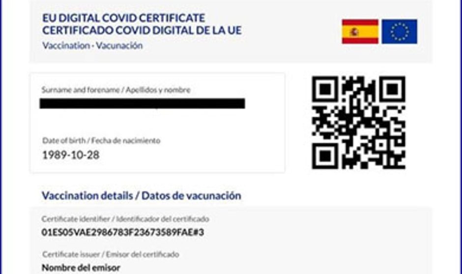 Cómo sacar el pasaporte Covid en Madrid